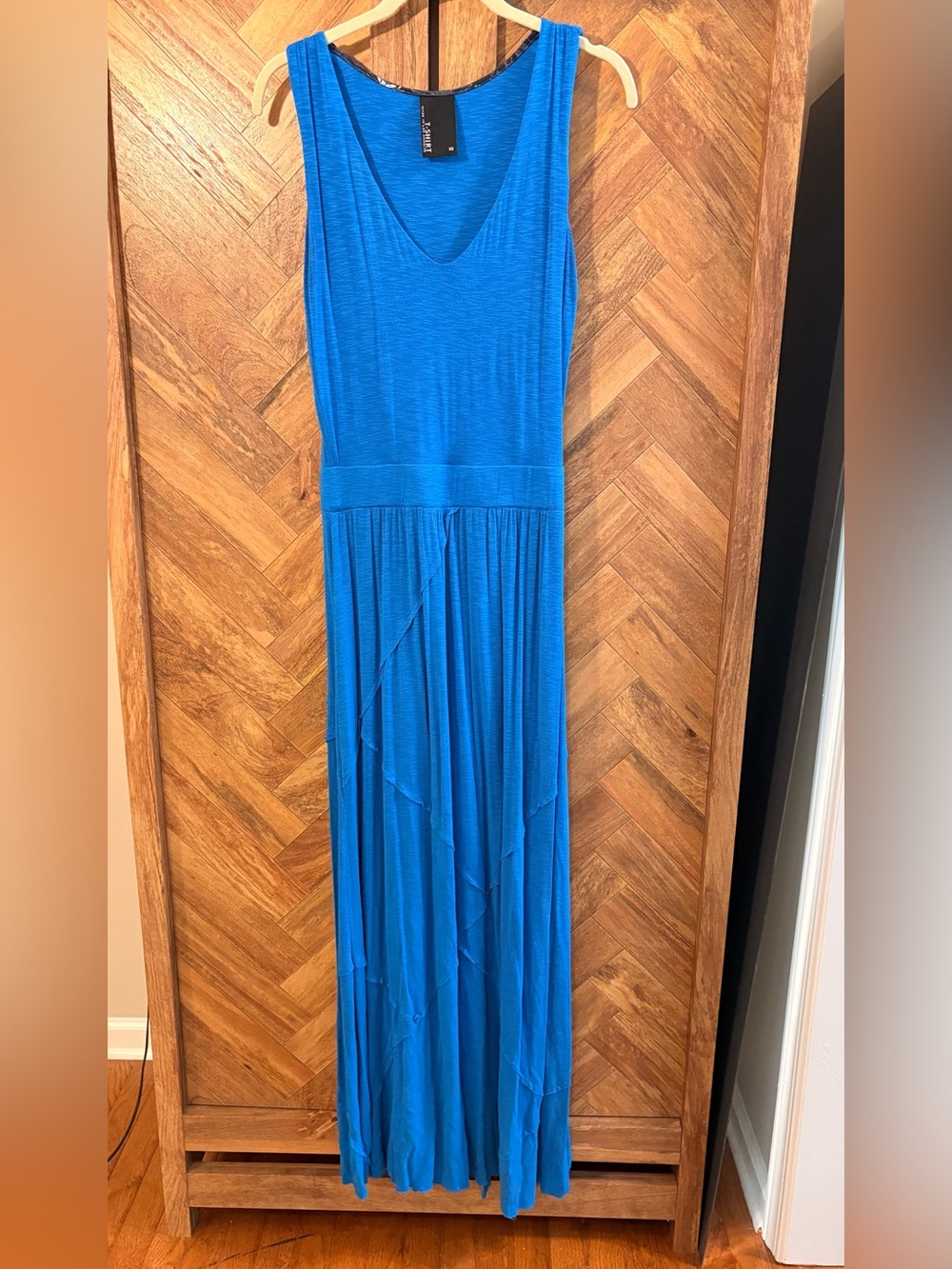 Anthropologie Dolan Sleeveless Jersey Knit Maxi Dress Women’s Size S Blue